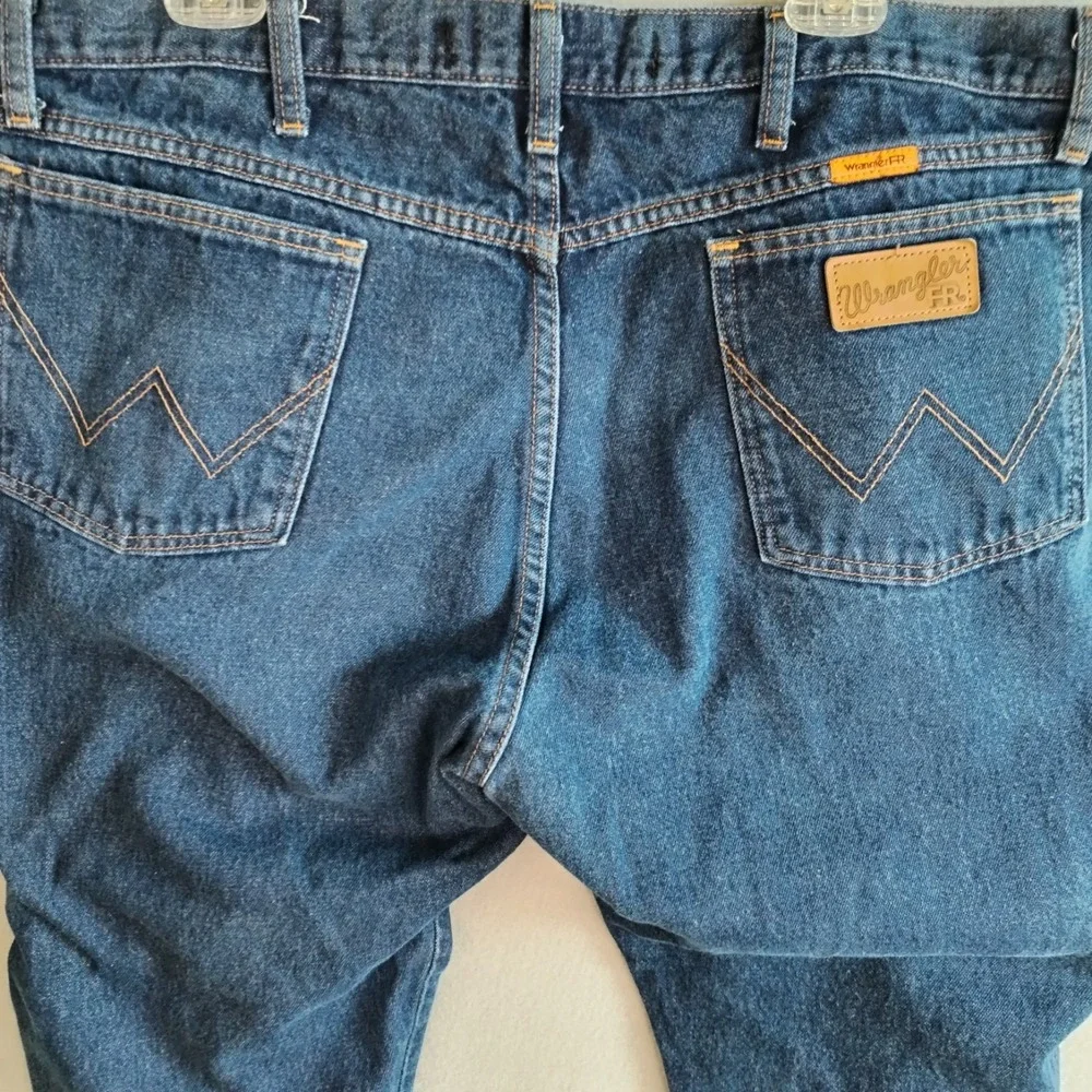 Wrangler FR Flame Resistant Men's Work Jeans 47MLW Regular Fit 40x30 HRC2 ATPV 2